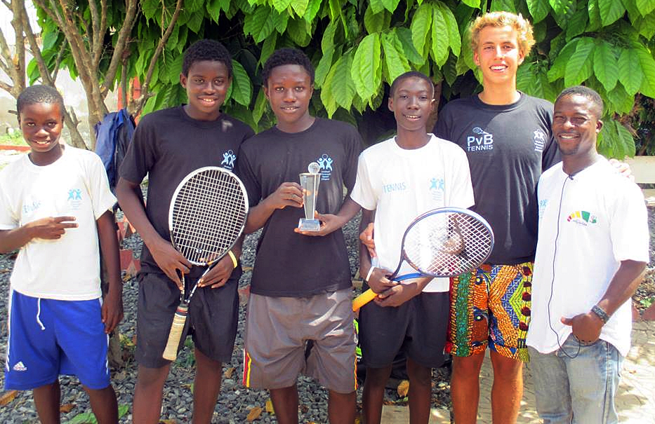Group of Tennis Players in Ghana
