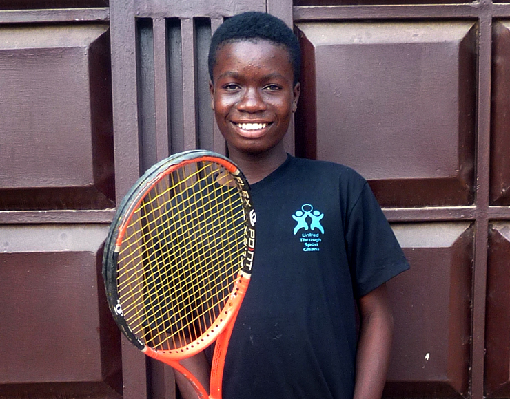 Ghana Tennis Child Player