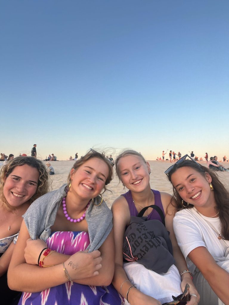 volunteers at beach - sardinia bay